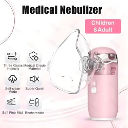 HealthVybe Compact Mini Portable Nebulizer for Medical Use – Lightweight, Travel-Friendly Design